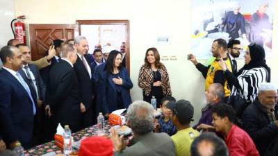 وزراء التضامن والأوقاف والتنمية المحلية يتفقدون مطبخ "المحروسة" للإطعام بمدينة طنطا