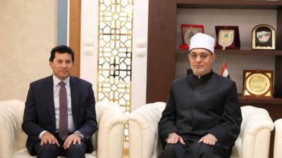 مفتي الجمهورية يستقبل وزير الشباب والرياضة لبحث تعزيز التعاون المشترك