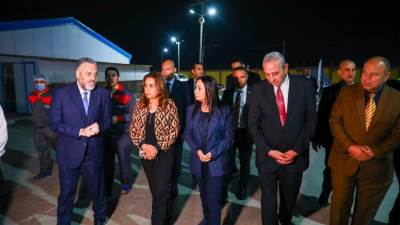 وزيرتا التنمية المحلية والتضامن ومحافظ الغربية يتفقدون محطة طنطا لإنتاج البيض