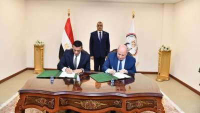  وزير الدولة للإنتاج الحربي يشهد مراسم توقيع عقدين للتعاون المشترك في مجال التصنيع العسكري