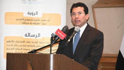 وزير الشباب والرياضة يشهد احتفالية "بطل في رحلة بطل " لتكريم متطوعي مستشفي ٥٧٣٥٧ .. ويشيد بالجهود التطوعية في خدمة علاج الأطفال 