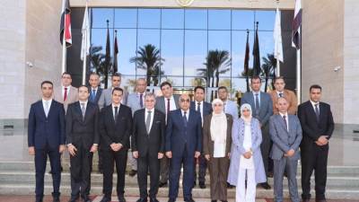 وزير العدل يلتقي وفداً من ممثلي مصلحة الخبراء