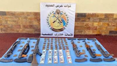 قوات حرس الحدود تواصل توجيه ضرباتها القاصمة لمروجى المواد المخدرة والمهربين والعناصر الإجرامية