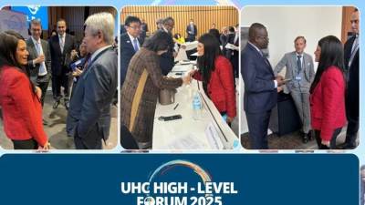 وزيرة التخطيط تعقد لقاءات مكثفة مع مسئولي الحكومات والمؤسسات الدولية والإفريقية خلال المنتدى رفيع المستوى للتأمين الصحي الشامل باليابان