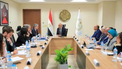 وزير التعليم يبحث مع وفد بنك الاستثمار الأوروبي سبل تعزيز التعاون لتطوير قطاع التعليم الفني