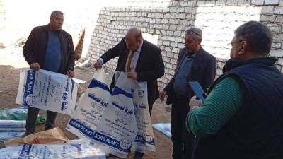 "الزراعة" تضبط مخزنًا غير مرخص لتهريب الأسمدة المدعمة بالمحلة الكبرى