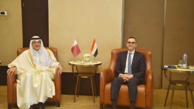 وزير الاستثمار يبحث مع وزير الدولة القطري سبل تعزيز الشراكات الاقتصادية ودعم التكامل