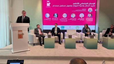 وزير الإسكان يشارك في جلسة حوارية حول الإسكان الاجتماعي الأخضر بالمنتدى الوزاري العربي السادس بالدوحة