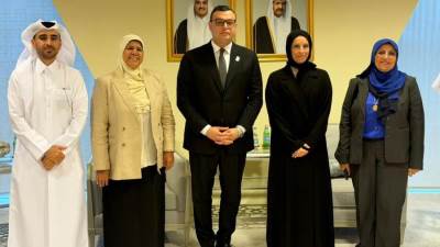 وزير الإسكان يبحث مع وزيرة التنمية الاجتماعية والأسرة القطريةتعزيز أوجه التعاون وتوفير السكن الملائم