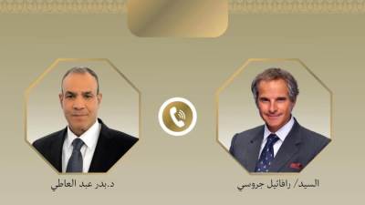 وزير الخارجية يبحث مع مدير الوكالة الدولية للطاقة الذرية تعزيز التعاون وتطورات الملف النووي الإيراني
