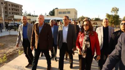 وزيرة التنمية المحلية ومحافظ قنا يتفقدان أعمال تطوير مجزر الصالحية بتكلفة إجمالية ٢٩ مليون جنيه