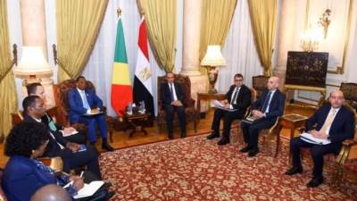 وزير الخارجية يلتقى وزير خارجية جمهورية الكونغو لبحث تعزيز التعاون الثنائى