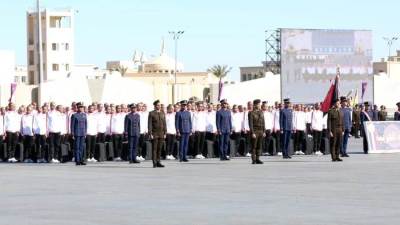 الأكاديمية العسكرية تنظم مراسم إستقبال الطلبة الجدد المقبولين بالأكاديمية والكليات العسكرية