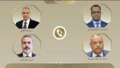 وزراء خارجية مصر وتركيا وجيبوتى والصومال: ندين اعتراف إسرائيل بإقليم أرض الصومال
