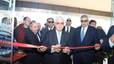 وزير التعليم العالي ومحافظ بورسعيد ورئيس الجامعة يفتتحون مشروعات تعليمية وخدمية بجامعة بورسعيد