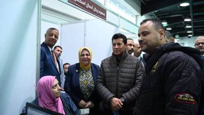  وزير الشباب والرياضة يشهد ملتقى توظيف مصر لذوي الهمم بمركز التنمية الشبابية بالجزيرة