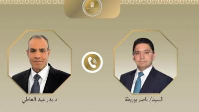 اتصال هاتفي بين وزير الخارجية ونظيره المغربي