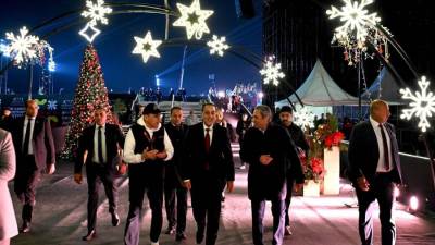 رئيس الوزراء يشارك المحتفلين بالعام الجديد في احتفالية شركة العاصمة الجديدة