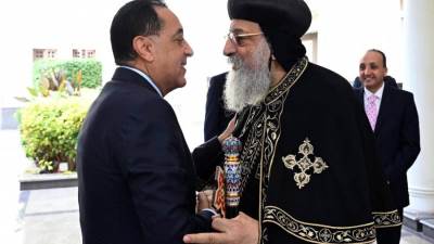 رئيس الوزراء يهنئ قداسة البابا تواضروس الثاني بمناسبة عيد الميلاد المجيد