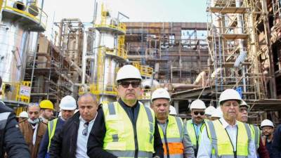 وزير قطاع الأعمال يتابع تقدم العمل بمشروع إحياء "الدلتا للأسمدة" وإعادة تشغيل مصانع الأمونيا واليوريا