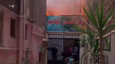 مصرع 6 وإصابة 7 في حريق داخل مصحة لعلاج الإدمان ببنها