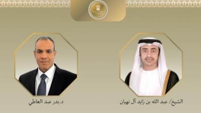 وزير الخارجية يؤكد لنظيره الإماراتي عمق العلاقات الأخوية التي تربط بين البلدين