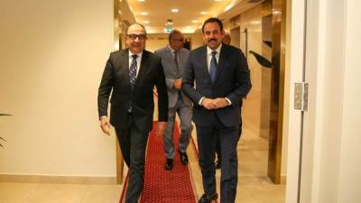 وزير قطاع الأعمال يبحث مع رئيس جهاز مستقبل مصر تعزيز التعاون المشترك ودعم التنمية المستدامة