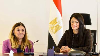 وزيرة التخطيط والتعاون الدولي تستقبل المشرف العام على المجلس القومي للأشخاص ذوي الإعاقة