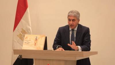 وزير السياحة ووزيرة التنمية المحلية يتسلمان تقرير البصمة الكربونية لحفل الافتتاح الرسمي للمتحف المصري الكبير