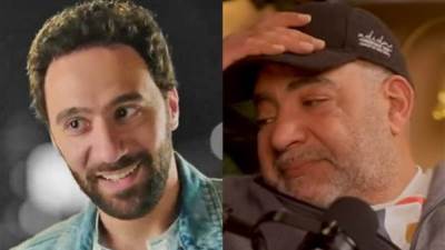 بيومي فؤاد يعتذر لمحمد سلام والدموع فى عنيه: لو زعلتك يا ابنى أنا آسف
