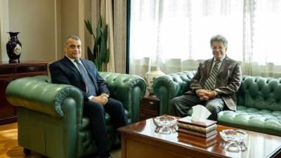 وزير الإنتاج الحربي يستقبل رئيس الشركة المتحدة للخدمات الإعلامية