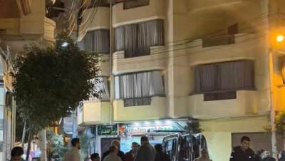 إخلاء عقارين بدمنهور عقب ظهور تصدعات فى الجدار الفاصل بينهما