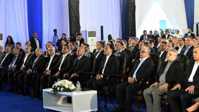 بدء فعاليات الاحتفال بانطلاق التشغيل التجاري لمحطة البحر الأحمر لتداول الحاويات رقم 1 (RSCT) بميناء السخنة