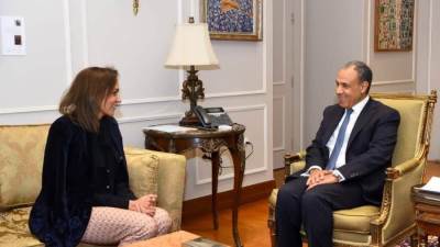  وزير الخارجية يستقبل وزيرة المشروعات الصغيرة والتنمية الدولية والشئون متعددة الثقافات الاسترالية