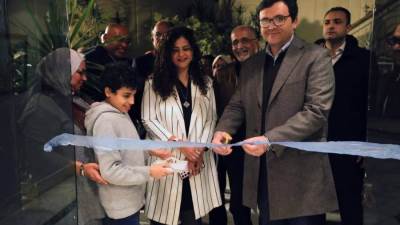 وزير الثقافة يفتتح المعرض الاستعادي "الحياة… الحب… الموت" للفنان محمود أبو العزم