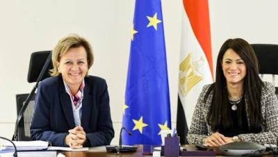 وزيرة التخطيط تتابع مع سفيرة الاتحاد الأوروبي تنفيذ الشق الاقتصادي من الشراكة الاستراتيجية وأولويات المنح التنموية لأعوام 2026-2027 وإتاحة المزيد من التمويلات المختلطة للقطاع الخاص