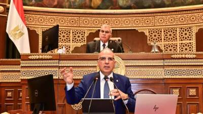 سويلم يشارك في الجلسة العامة لمجلس الشيوخ المنعقدة اليوم لاستعراض مجهودات وزارة الري في تطوير المنظومة المائية في مصر