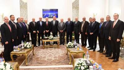 رئيس مجلس النواب يستقبل رئيس مجلس القضاء الأعلى للتهنئة بتوليه منصبه