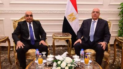 رئيس مجلس النواب يستقبل وزير العدل للتهنئة بتوليه منصبه