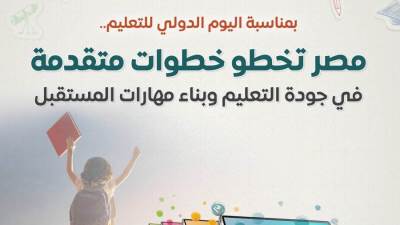 التعليم: مصر تتقدم 10 مراكز في مؤشر جودة التعليم لتصل إلى المركز 41 عالميًا عام 2024