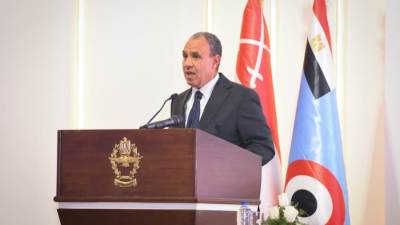 وزير الخارجية يشارك في ندوة تثقيفية بالقوات الجوية