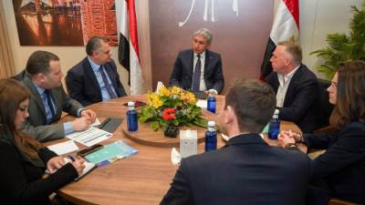 وزير السياحة يواصل لقاءاته المهنية بالاجتماع مع مسئولي شركة Edelweiss Airlines