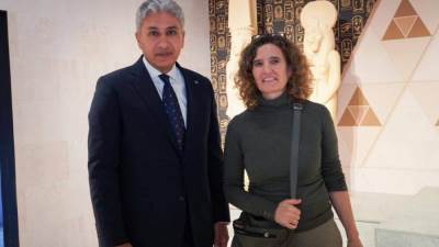 وزير السياحة يختتم زيارته الرسمية للعاصمة الإسبانية مدريد بعقد عدداً من اللقاءات الإعلامية