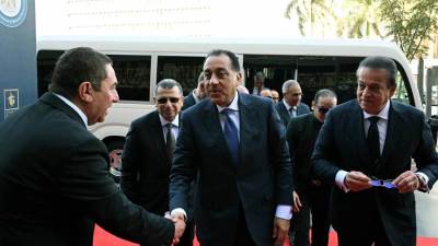 رئيس الوزراء يشهد افتتاح مستشفى كليوباترا التجمع (سكاي)