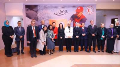 رئيسة المجلس القومي للطفولة والأمومة ووزيرة التضامن الاجتماعي تشهدان توقيع بروتوكول تعاون بين المجلس والهلال الأحمر المصري 