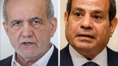 السيسي يبحث مع الرئيس الإيراني تطورات الملف النووي ويؤكد أولوية الحلول الدبلوماسية