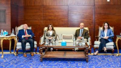 وزيرة التنمية تبحث مع بعثة البنك الدولي التعاون في مجالات التحول الأخضر والاقتصاد الأزرق