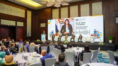 "المشاط" تشهد مؤتمرًا موسعًا لتعزيز الشراكة بين البنك الدولي والاتحاد المصري لمقاولي التشييد والبناء