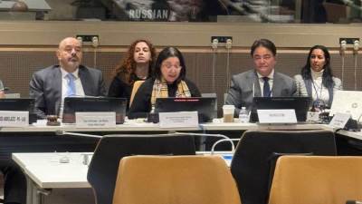 نائبة وزيرة التضامن الاجتماعي تشارك في فعاليات الحدث الجانبي رفيع المستوى تحت عنوان "نحو تنمية اجتماعية شاملة في إطار من العدالة الاجتماعية" بنيويورك 