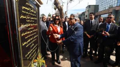 وزيرا التنمية المحلية والتموين ومحافظ الدقهلية يفتتحون نادي العاملين بالمحافظة